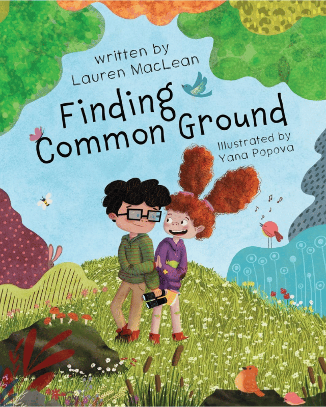 Front cover of a childrens book called, Finding Common Ground.